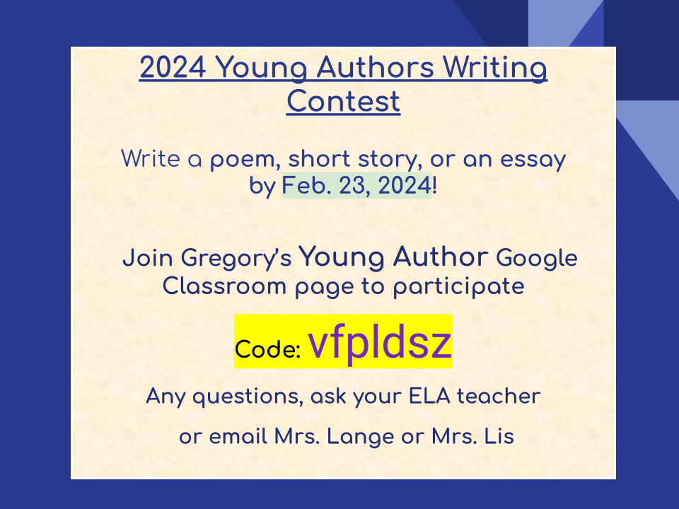  YA Contest